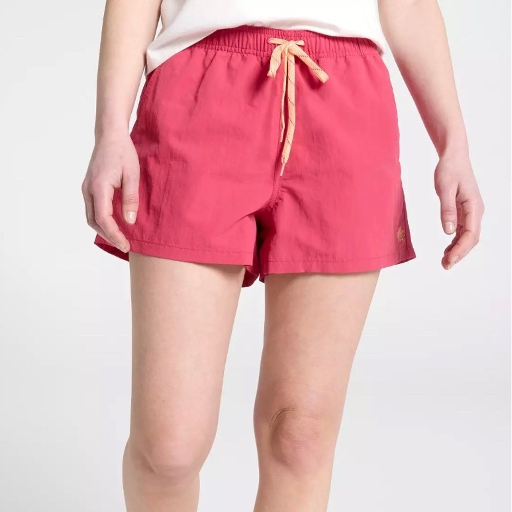 ALPINE DESIGN Pull-On Hiking Shorts Womens M Pink Pre-Washed Activewear Casual